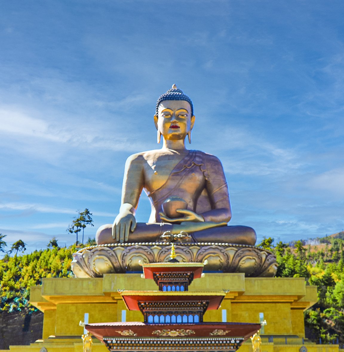 Bhutan buddha statue
