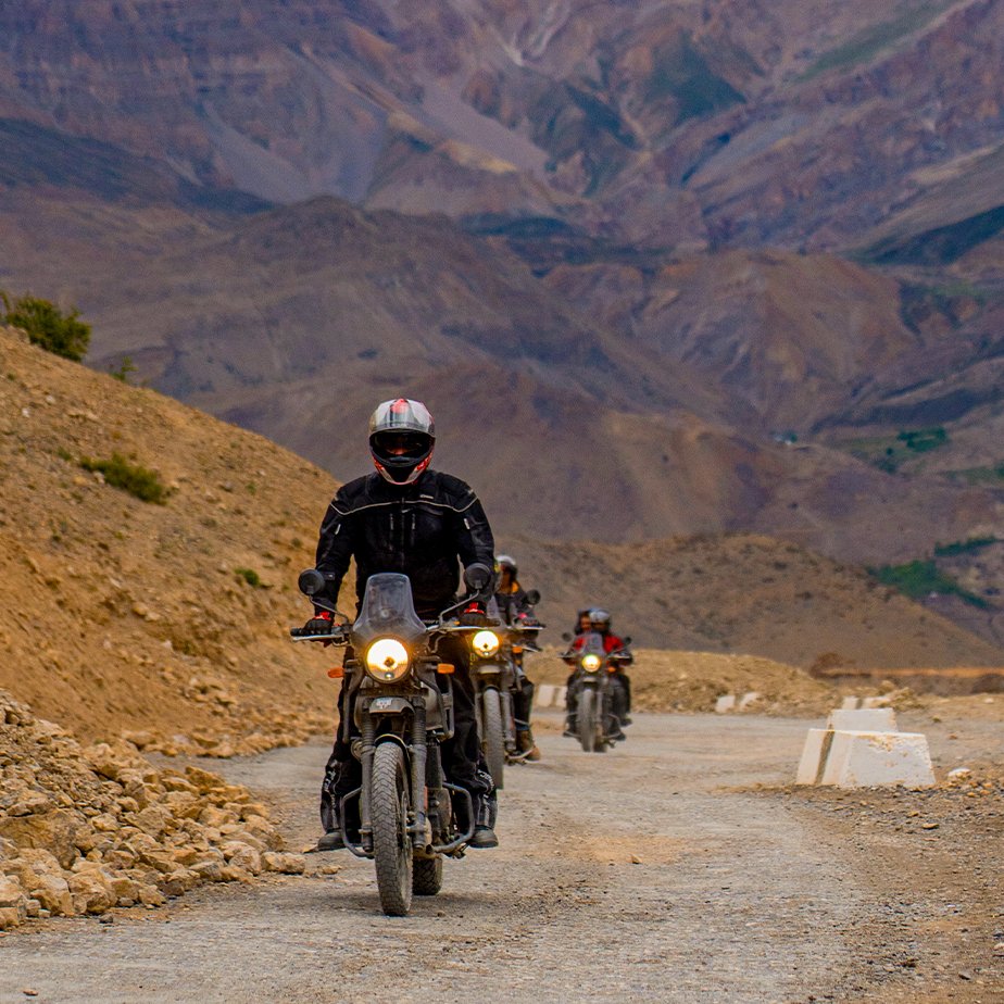 Riding in Spiti Valley