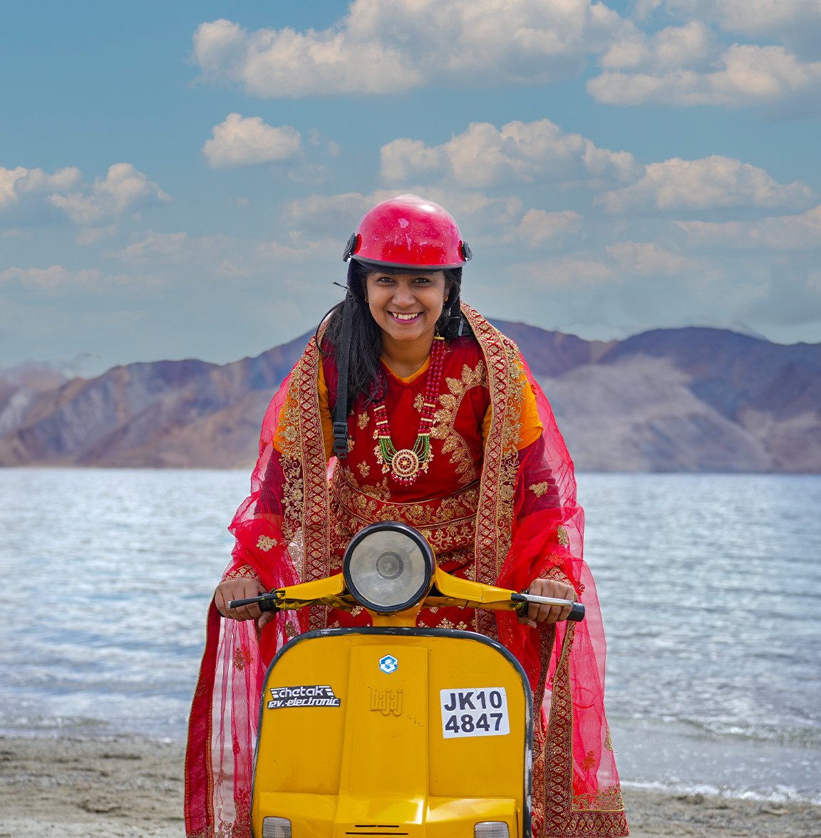 3 idiot scene recreate at Pangong Lake