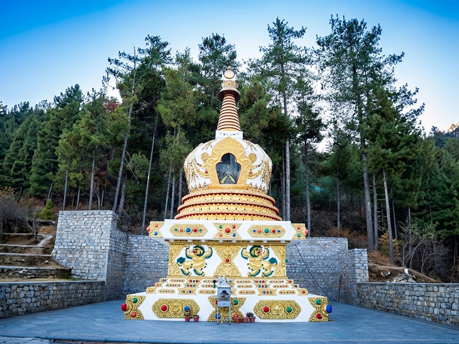 chorten(stupa) at Thimpu,Bhutan